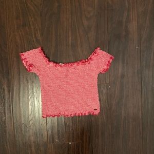 Off the shoulder Crop Top